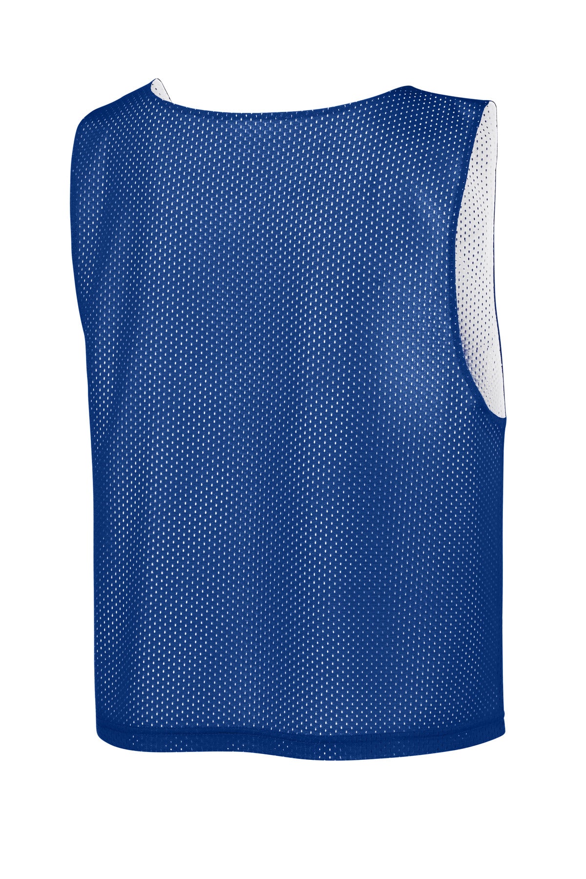 Sport-Tek Youth Lacrosse Reversible Pinnie - True Royal/ White