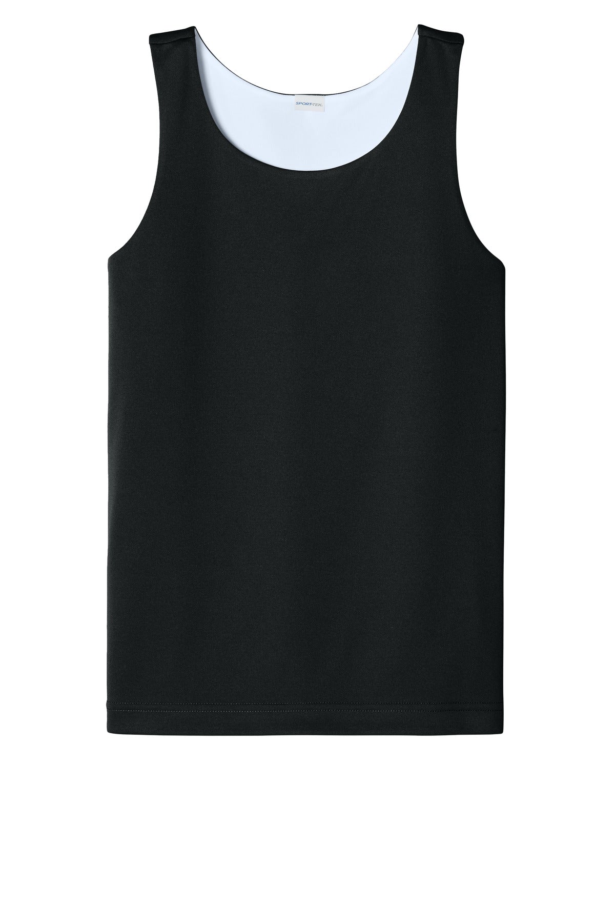 Sport-Tek Youth PosiCharge Competitor Rev Tank - Black/ White