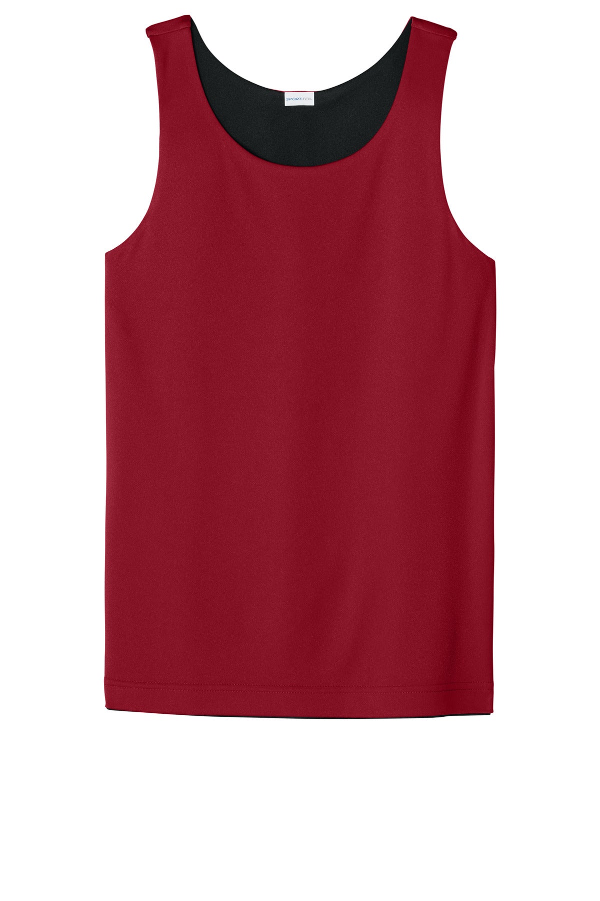 Sport-Tek Youth PosiCharge Competitor Rev Tank - Deep Red/ Black