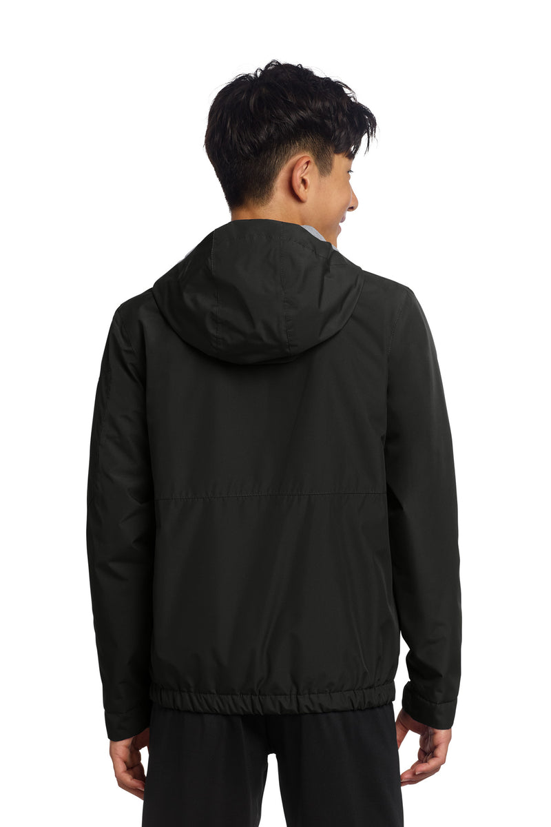 Sport-Tek Youth Waterproof Insulated Jacket - Black