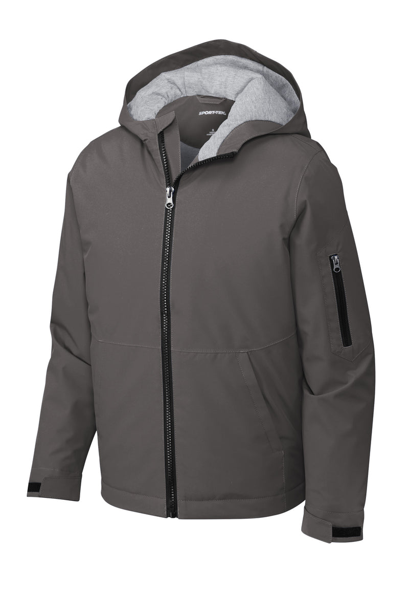 Sport-Tek Youth Waterproof Insulated Jacket - Graphite