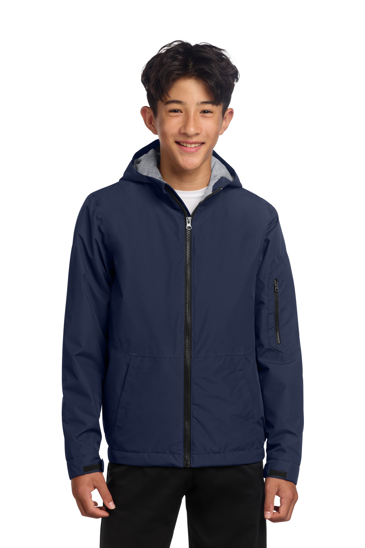 Sport-Tek Youth Waterproof Insulated Jacket - True Navy
