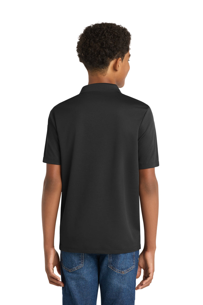 Sport-Tek Youth PosiCharge RacerMesh Polo - Black