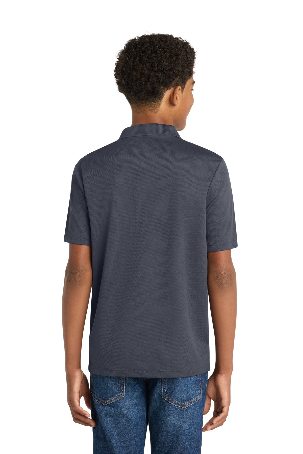 Sport-Tek Youth PosiCharge RacerMesh Polo - Graphite
