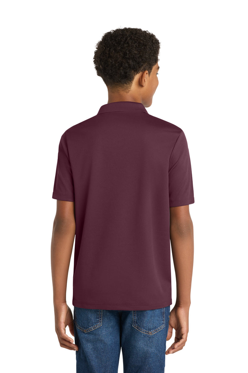 Sport-Tek Youth PosiCharge RacerMesh Polo - Maroon