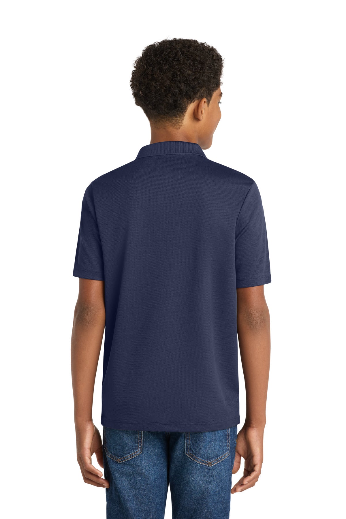 Sport-Tek Youth PosiCharge RacerMesh Polo - True Navy