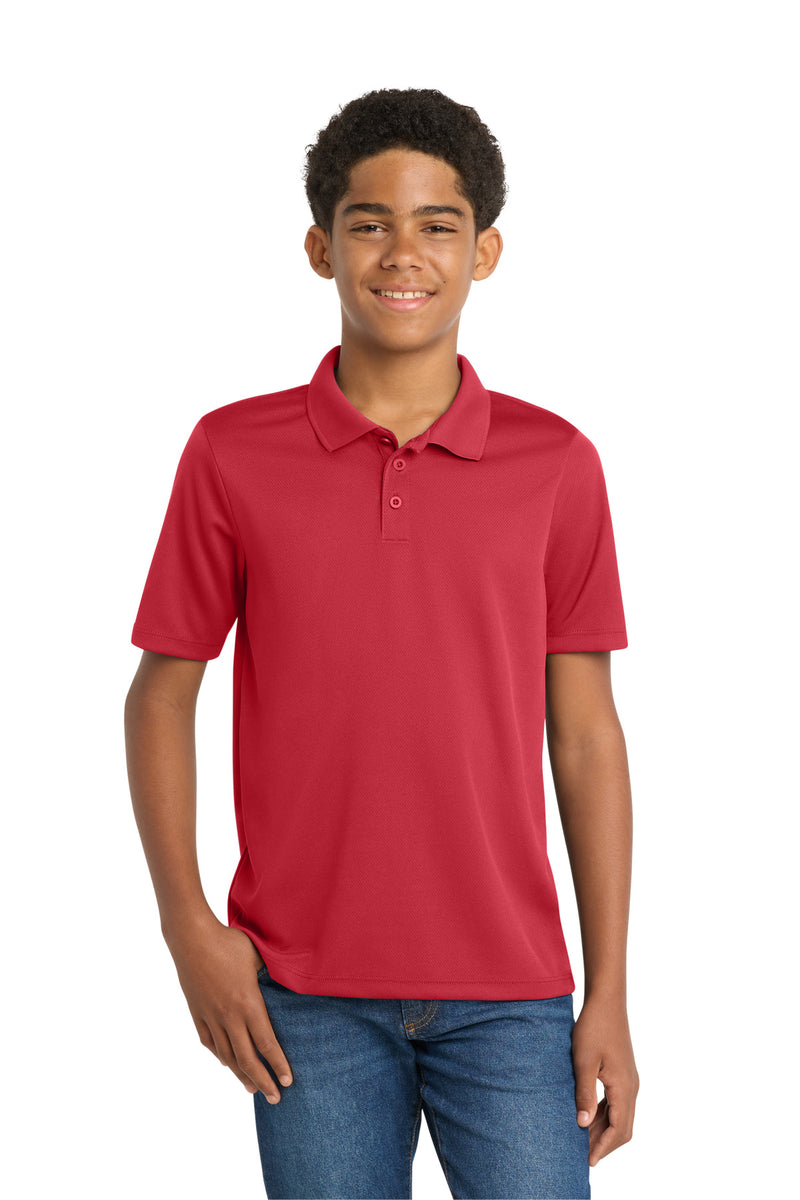 Sport-Tek Youth PosiCharge RacerMesh Polo - True Red