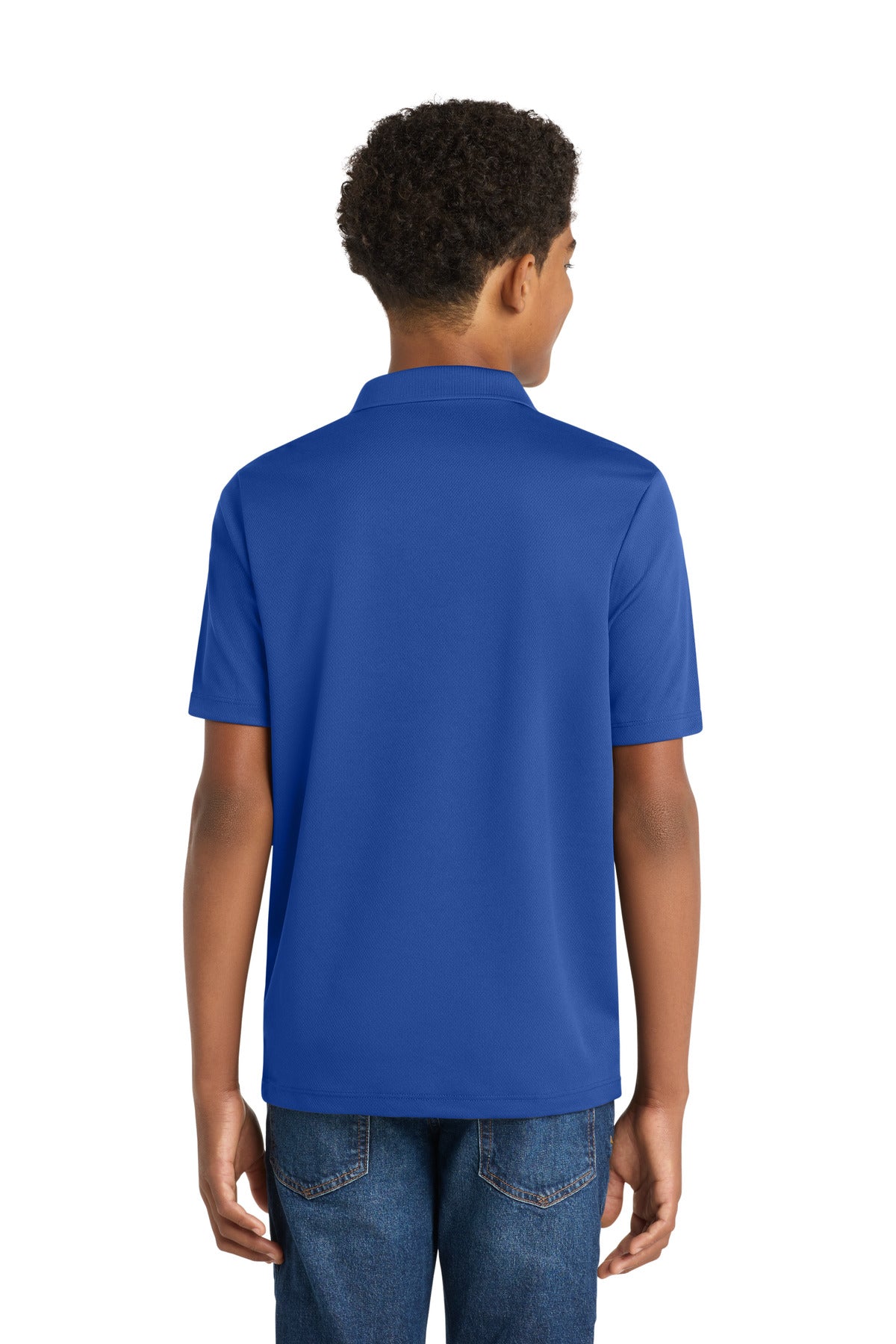 Sport-Tek Youth PosiCharge RacerMesh Polo - True Royal