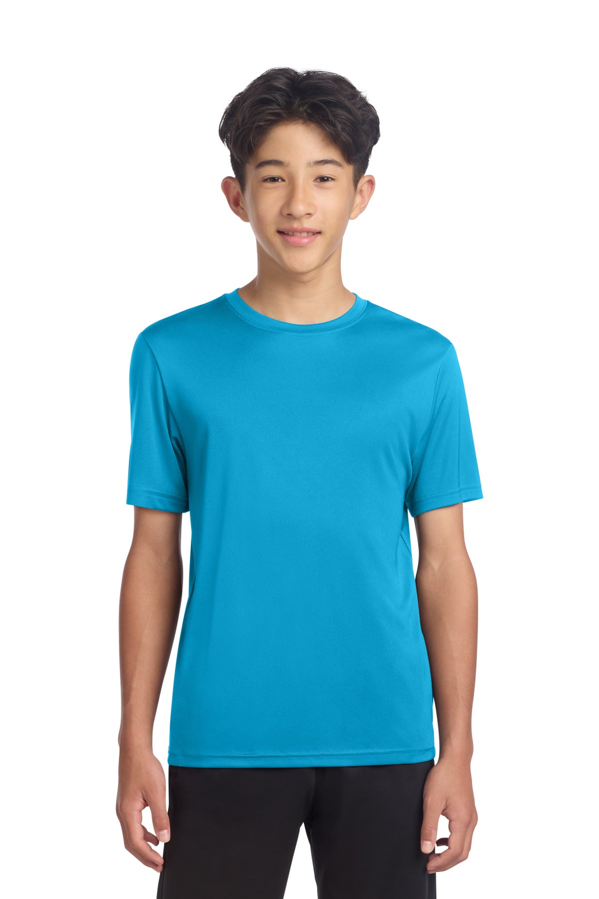 Sport-Tek Youth PosiCharge Re-Compete Tee - Atomic Blue