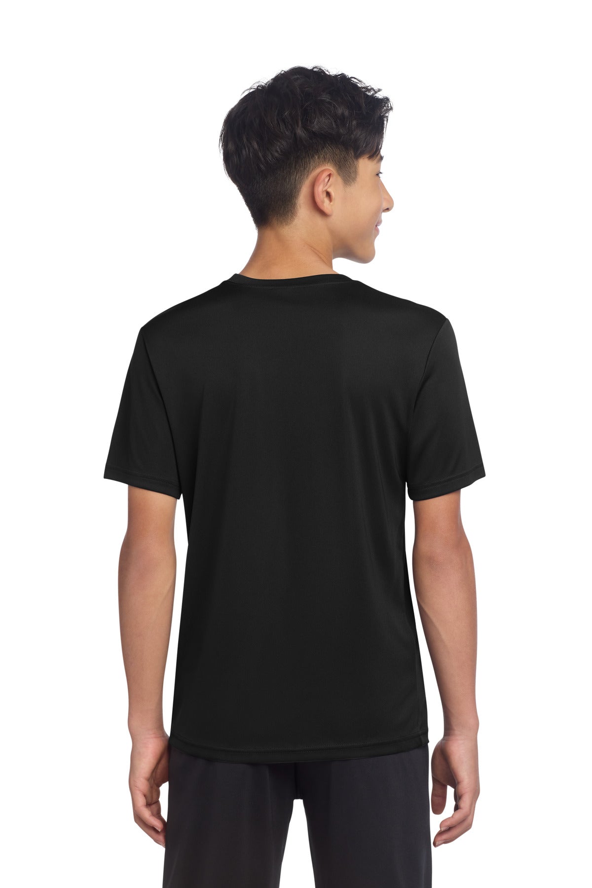 Sport-Tek Youth PosiCharge Re-Compete Tee - Black