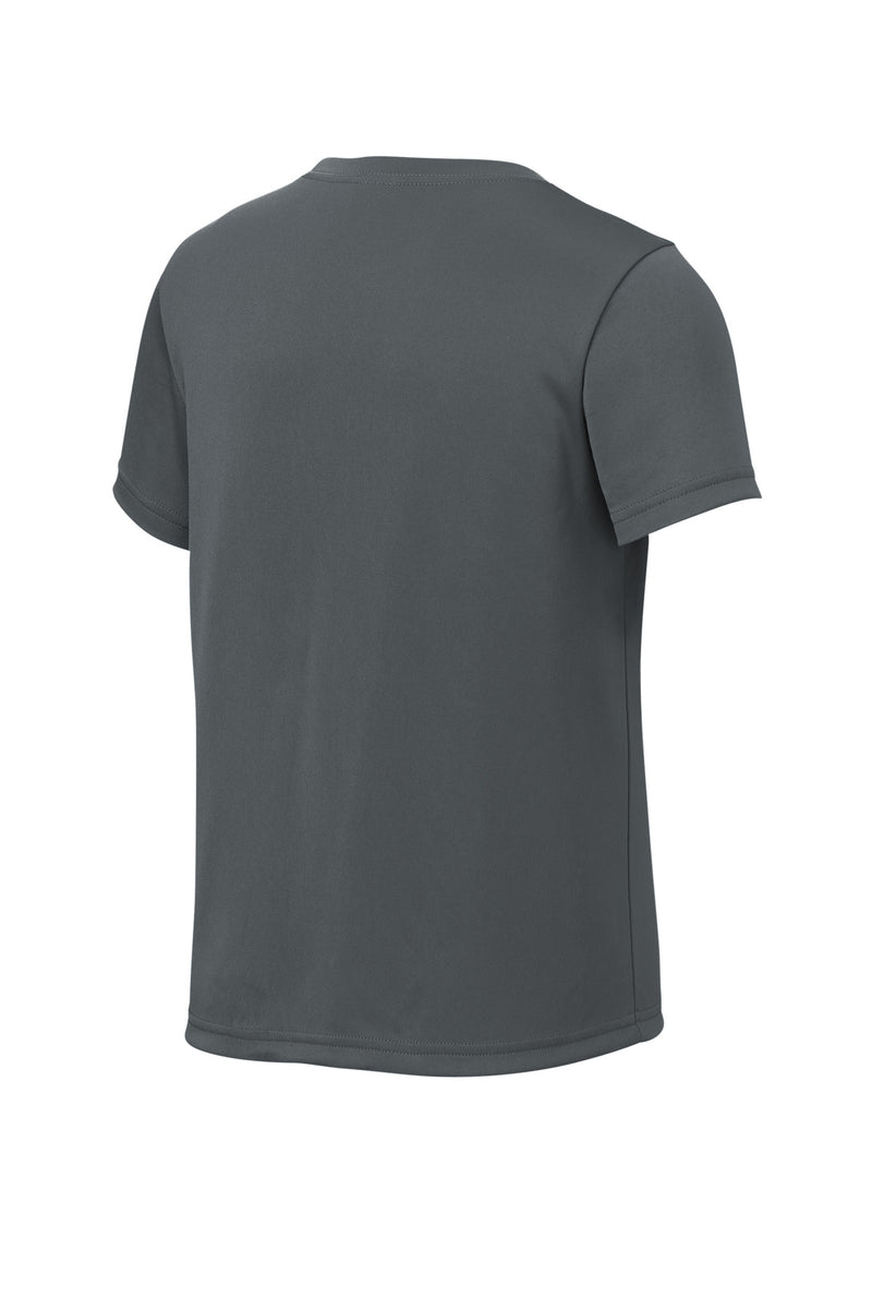 Sport-Tek Youth PosiCharge Re-Compete Tee - Iron Grey