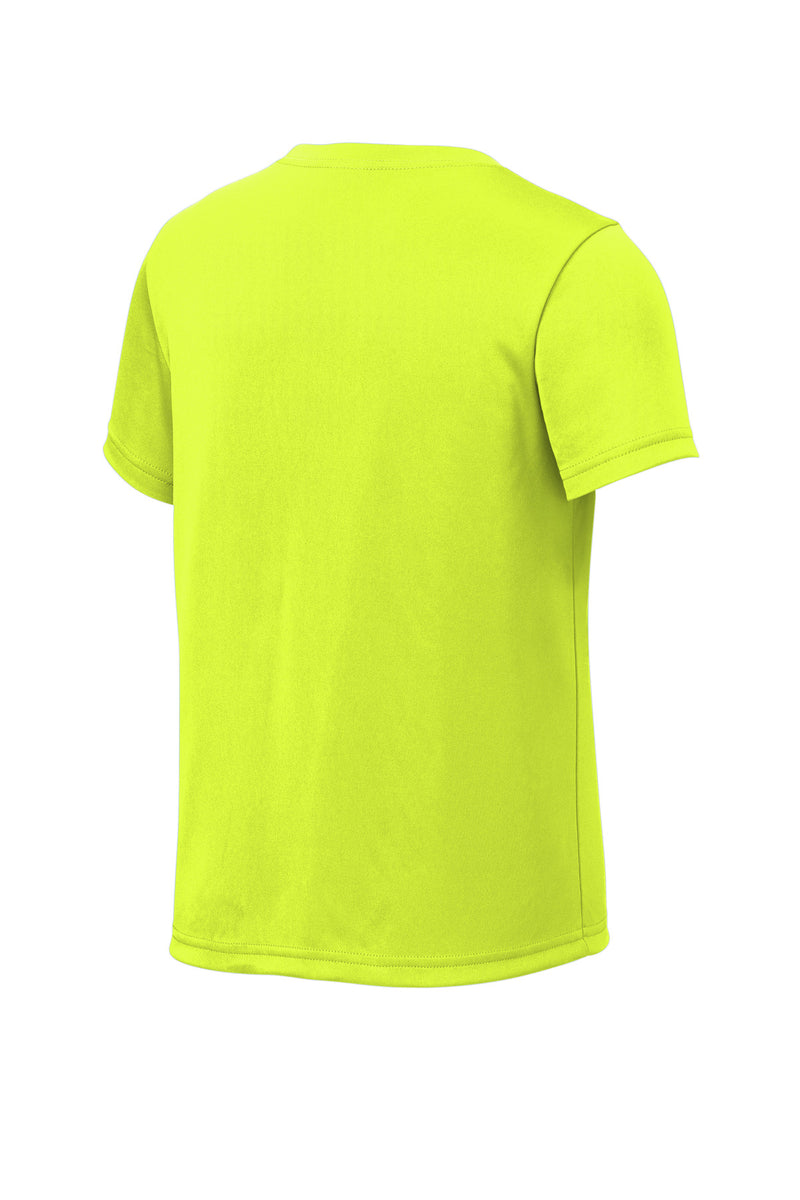 Sport-Tek Youth PosiCharge Re-Compete Tee - Neon Yellow
