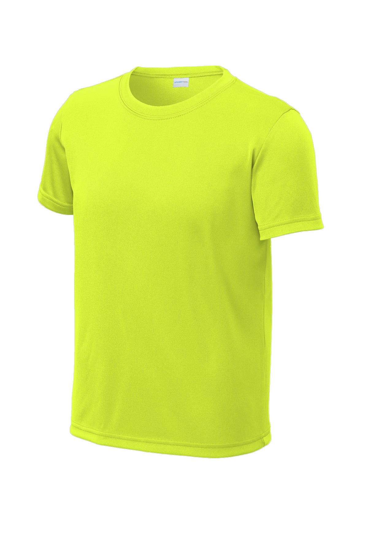 Sport-Tek Youth PosiCharge Re-Compete Tee - Neon Yellow