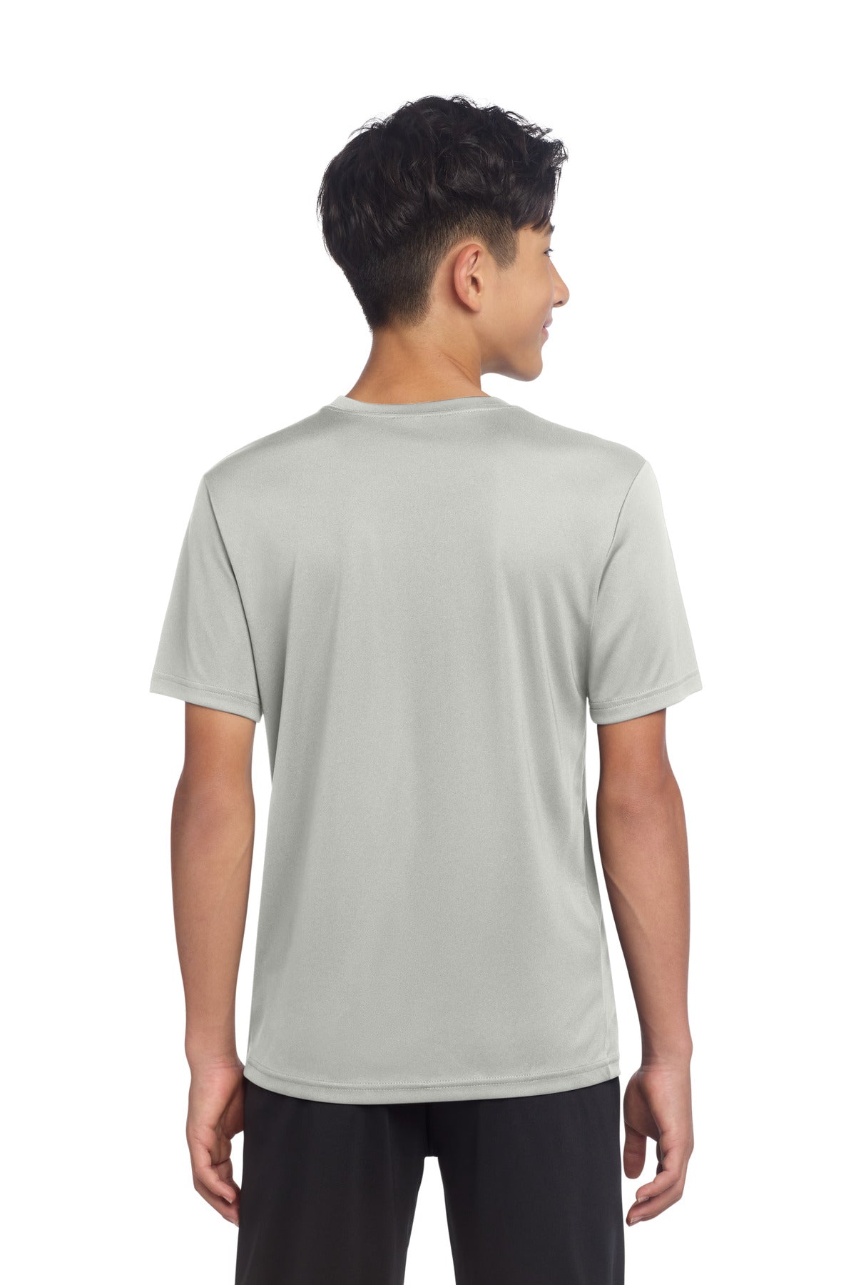 Sport-Tek Youth PosiCharge Re-Compete Tee - Silver