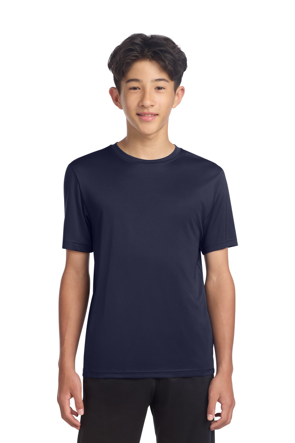 Sport-Tek Youth PosiCharge Re-Compete Tee - True Navy
