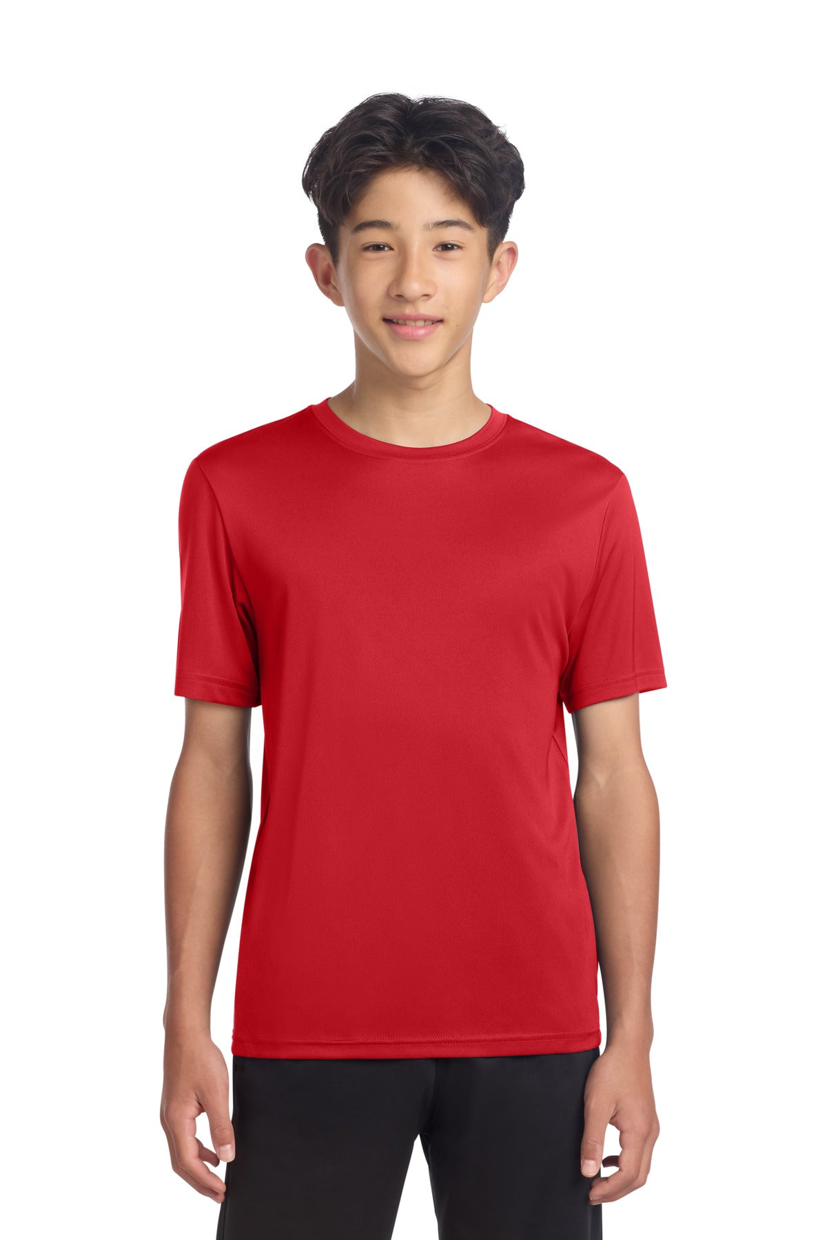 Sport-Tek Youth PosiCharge Re-Compete Tee - True Red