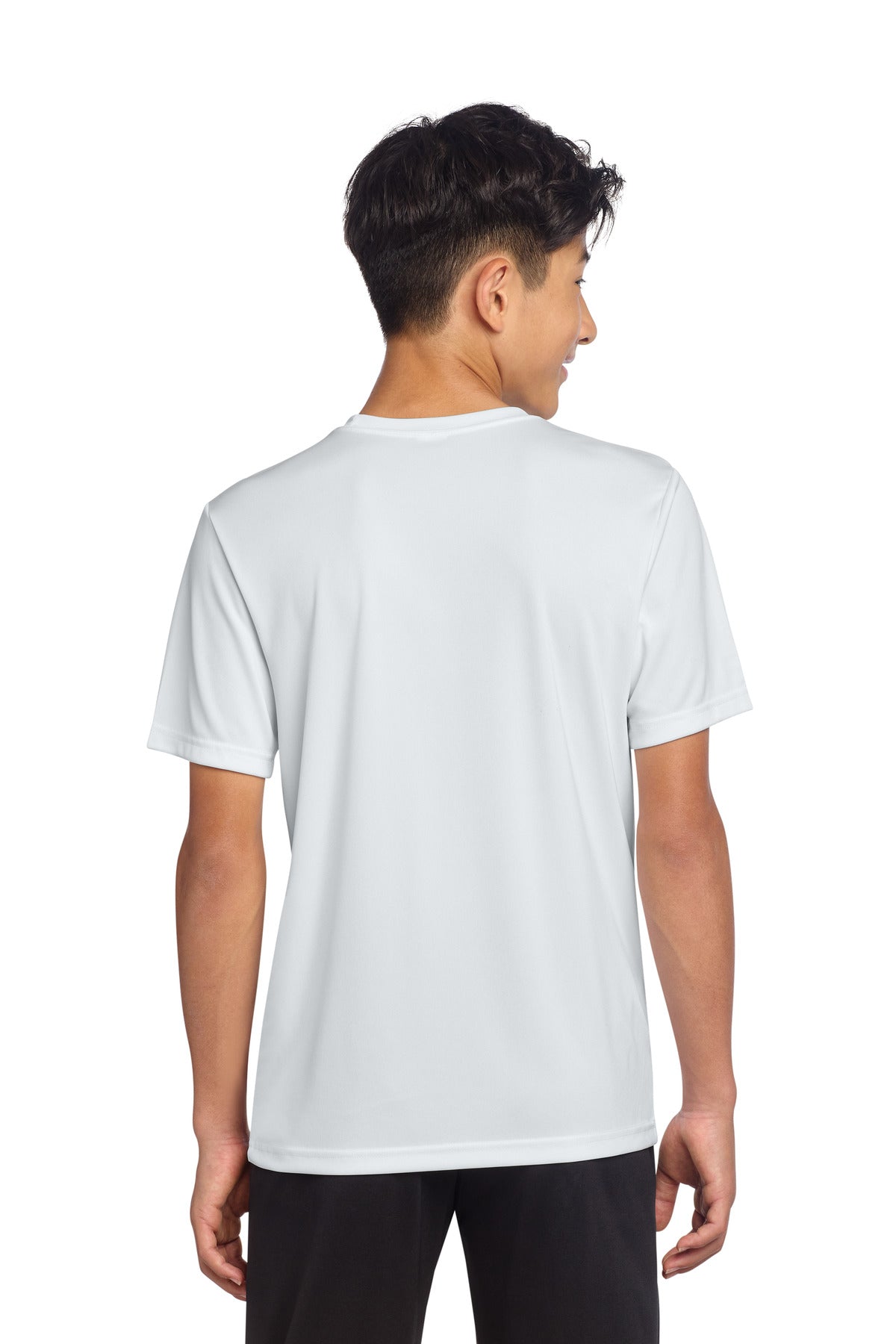 Sport-Tek Youth PosiCharge Re-Compete Tee - White