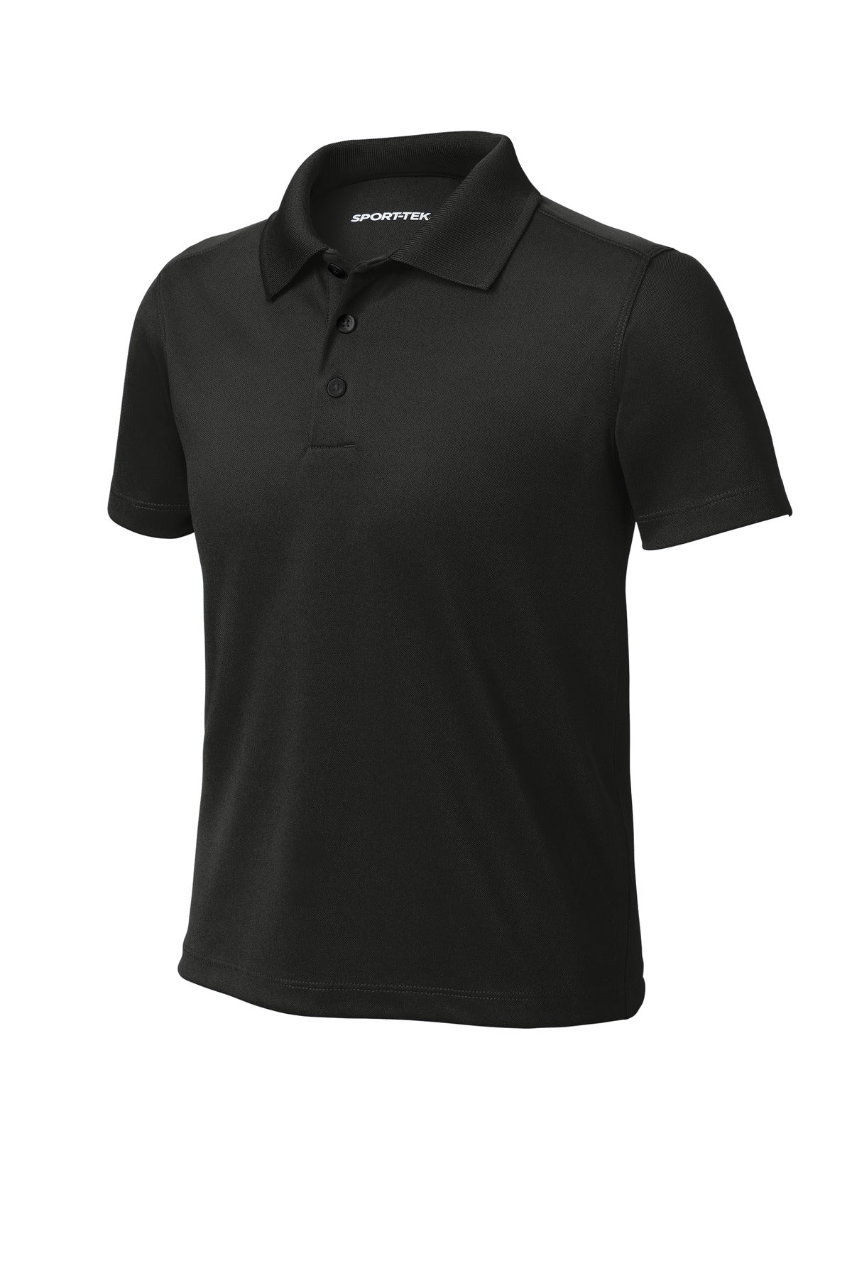 Sport-Tek Youth UV Micropique Polo - Black