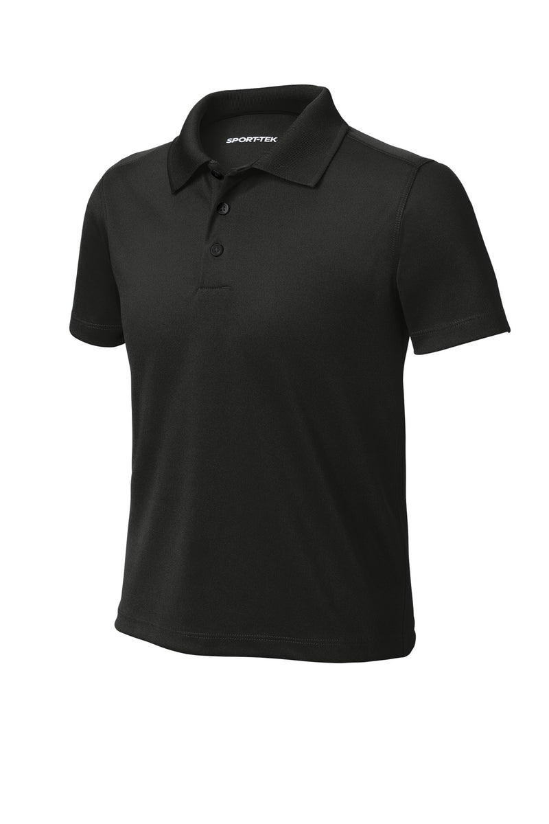 Sport-Tek Youth UV Micropique Polo - Black