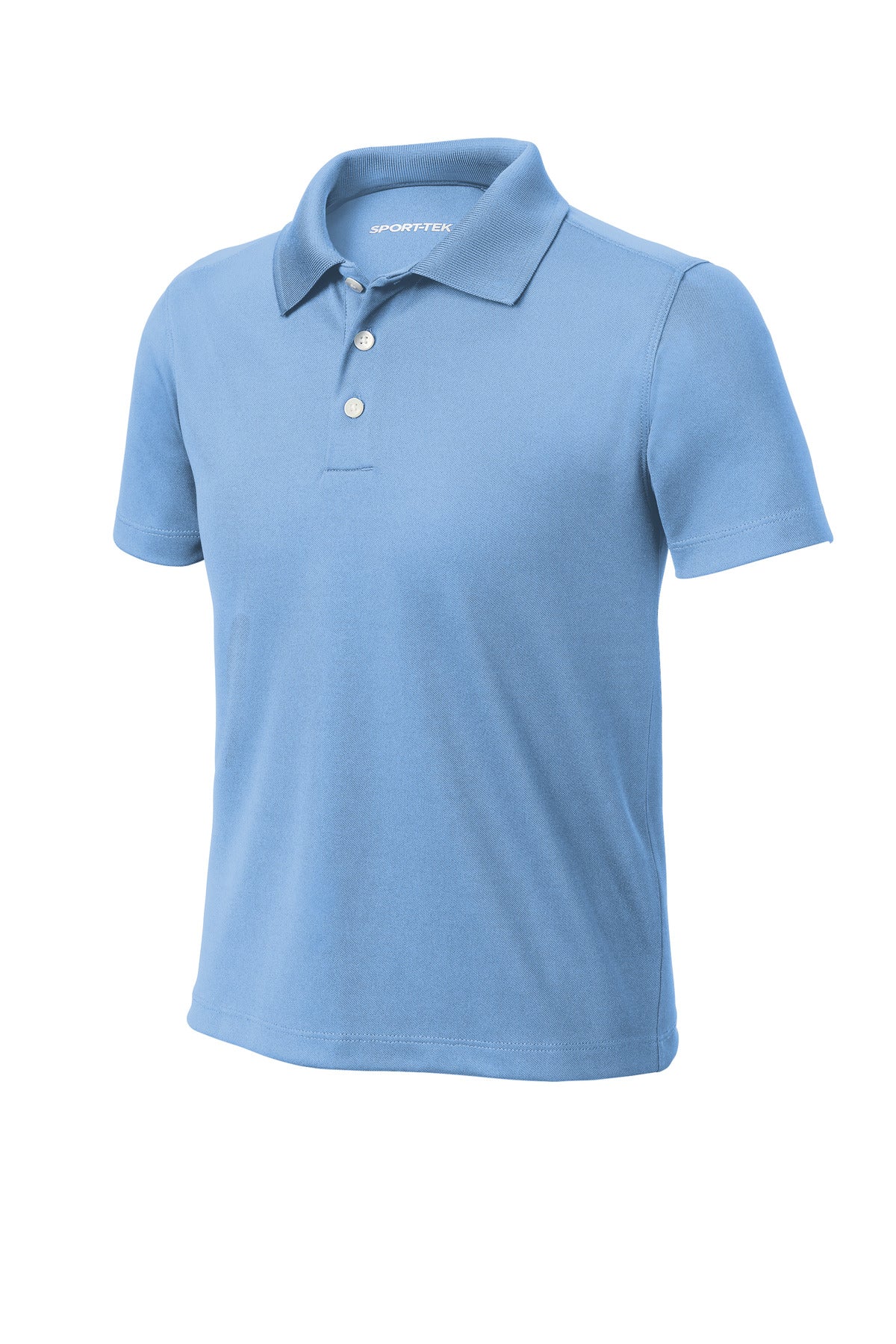 Sport-Tek Youth UV Micropique Polo - Carolina Blue