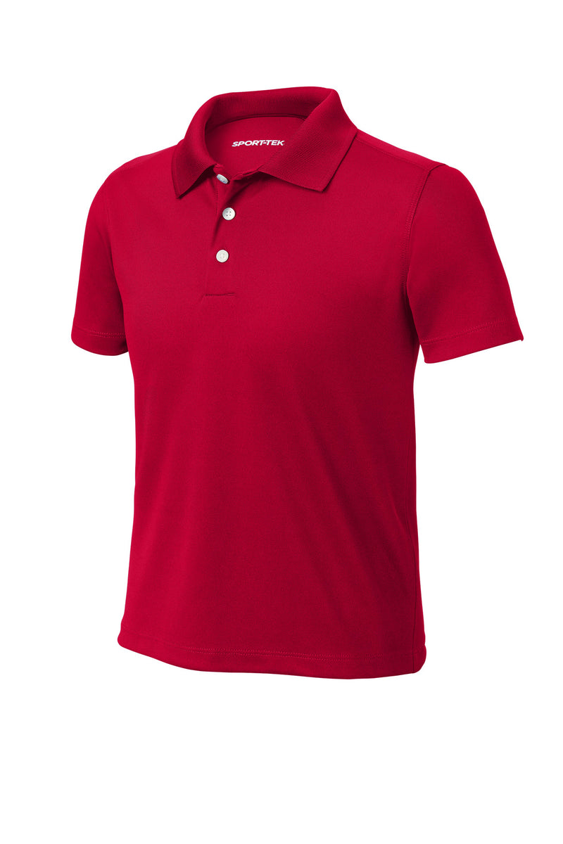 Sport-Tek Youth UV Micropique Polo - Deep Red