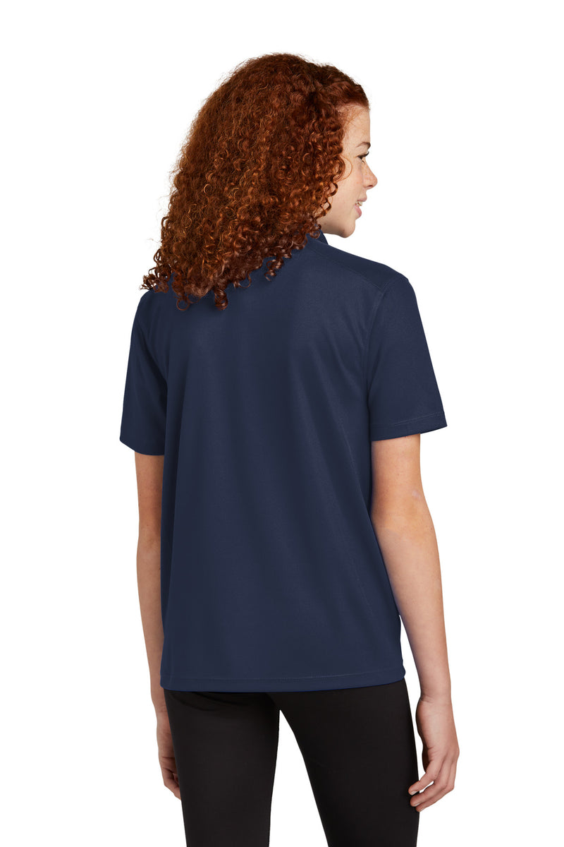 Sport-Tek Youth UV Micropique Polo - True Navy