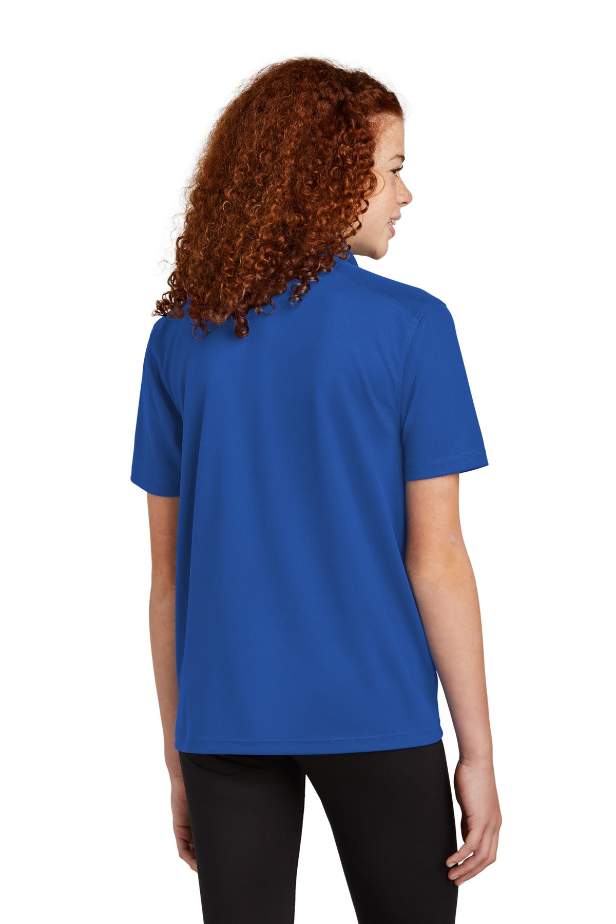 Sport-Tek Youth UV Micropique Polo - True Royal
