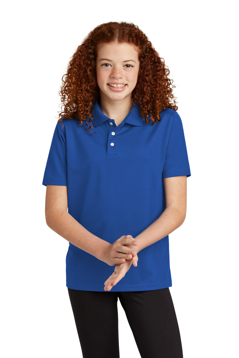 Sport-Tek Youth UV Micropique Polo - True Royal