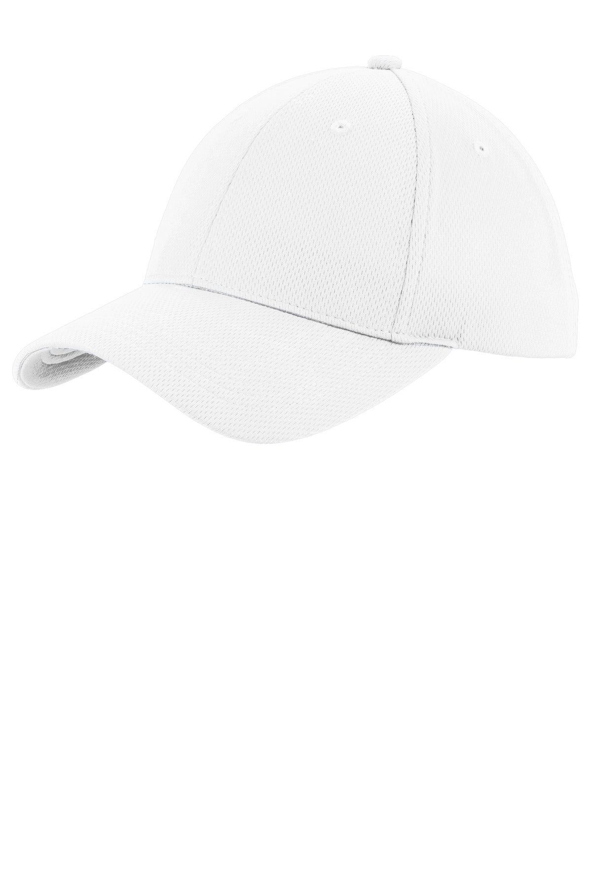 Sport-Tek Youth PosiCharge RacerMesh Cap - White