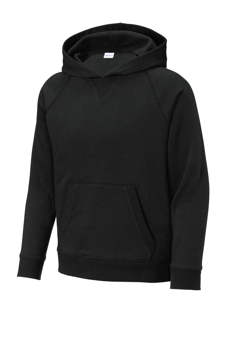 Sport-Tek Youth Drive Fleece Pullover Hoodie - Black
