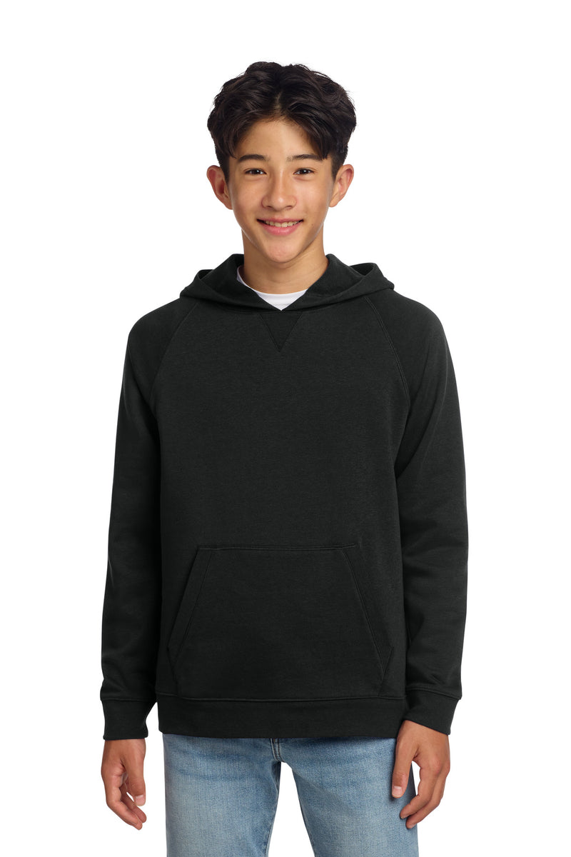 Sport-Tek Youth Drive Fleece Pullover Hoodie - Black