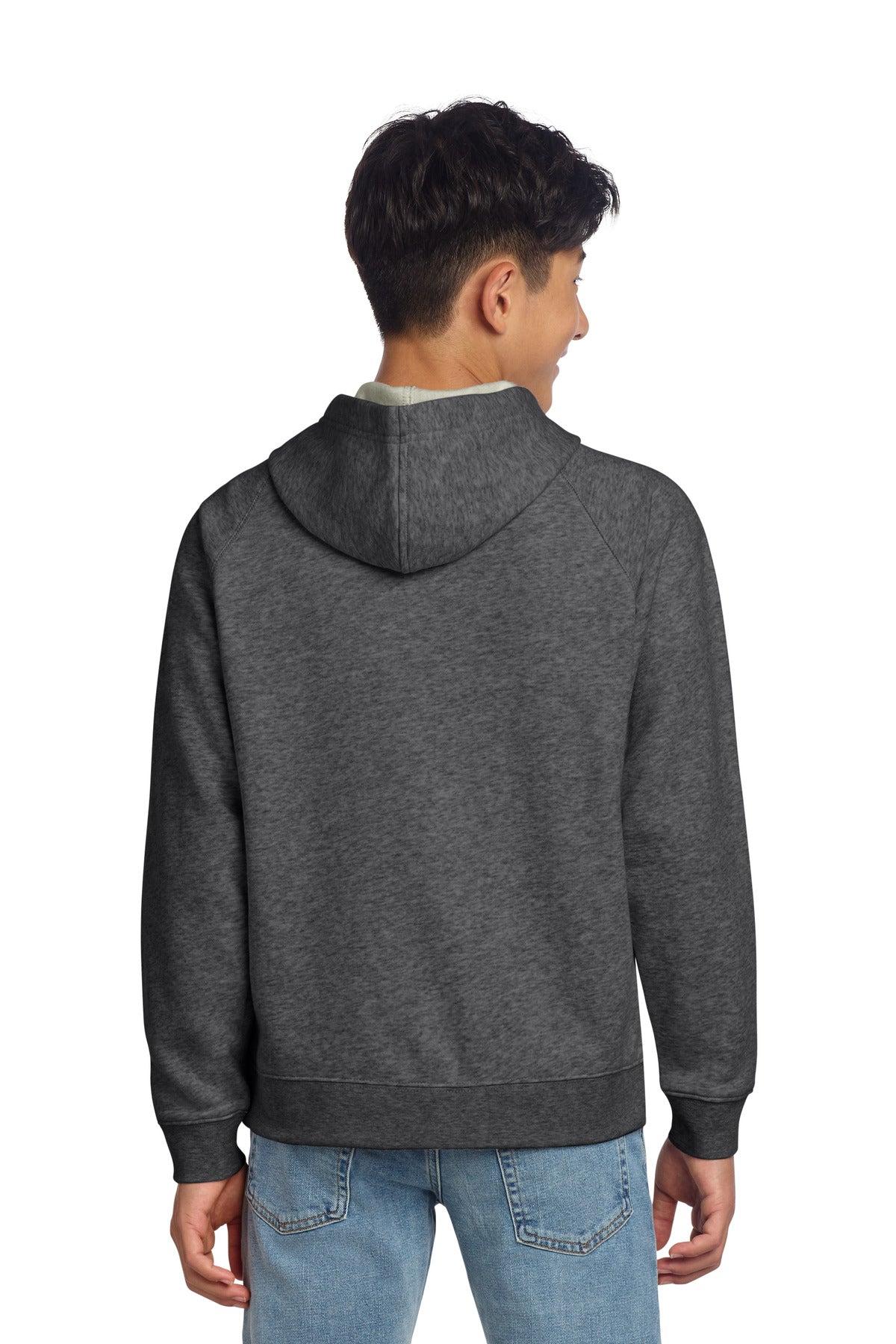 Sport-Tek Youth Drive Fleece Pullover Hoodie - Graphite Heather