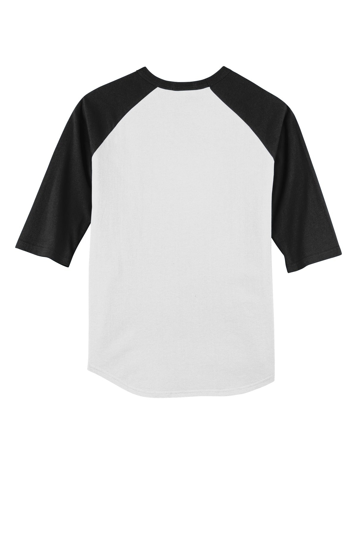 Sport-Tek Youth Colorblock Raglan Jersey - White/ Black