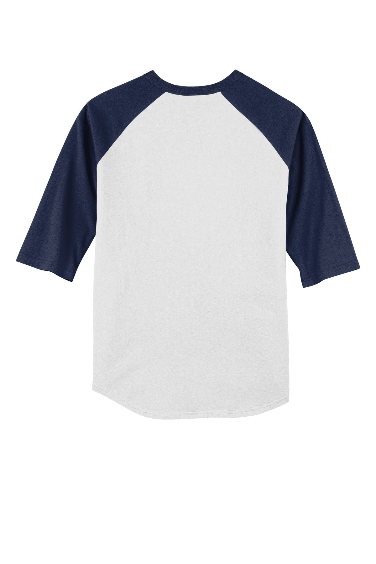 Sport-Tek Youth Colorblock Raglan Jersey - White/ Navy