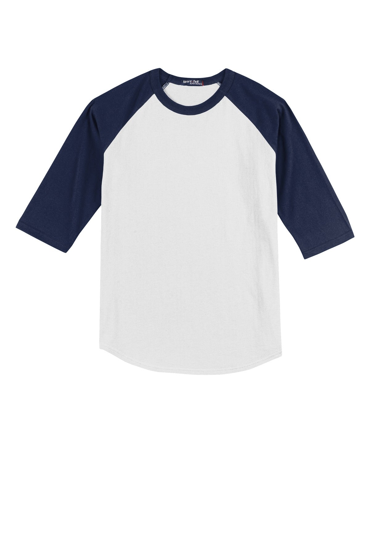 Sport-Tek Youth Colorblock Raglan Jersey - White/ Navy