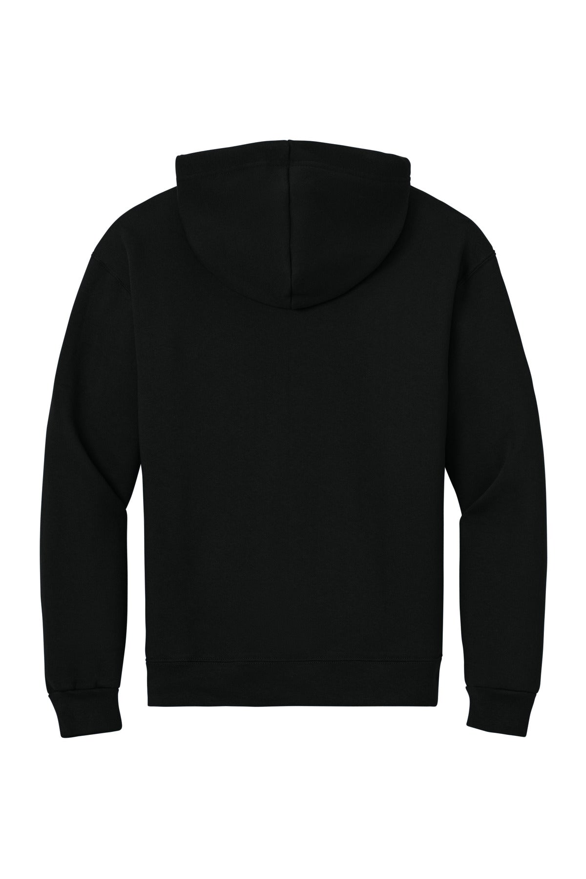Jerzees Rugged Unisex Full-Zip Hooded Sweatshirt - Black Ink