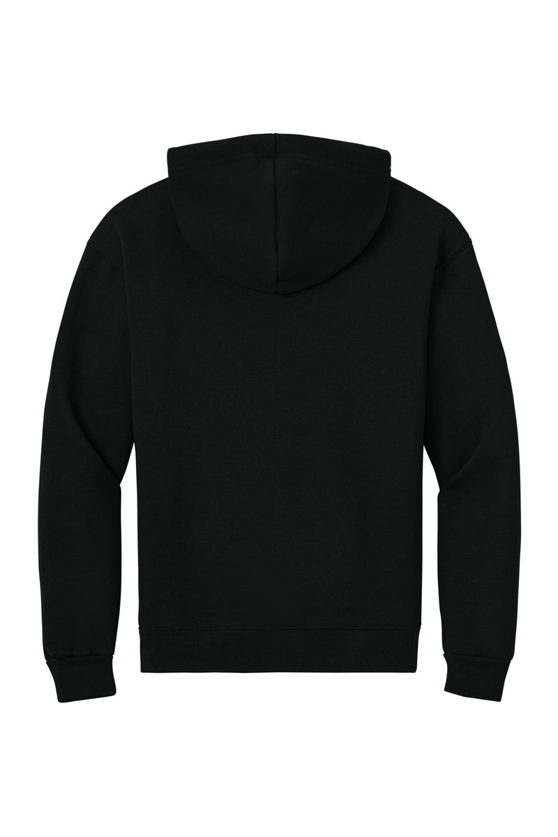 Jerzees Rugged Unisex Full-Zip Hooded Sweatshirt - Black Ink