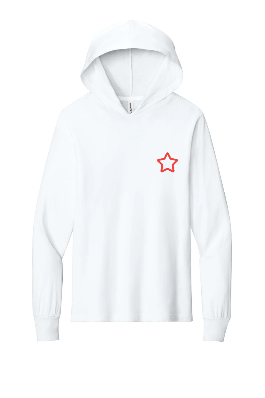 BELLA+CANVAS  Unisex Jersey Long Sleeve Hoodie custom design proof