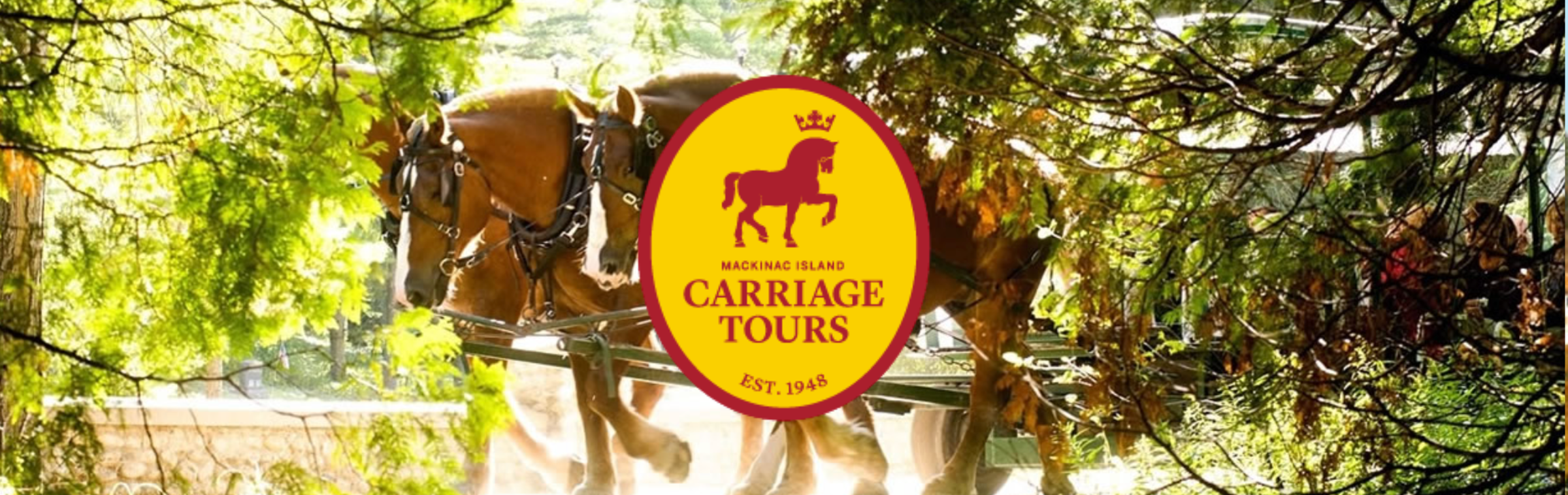 Mackinac Island Carriage Tours banner