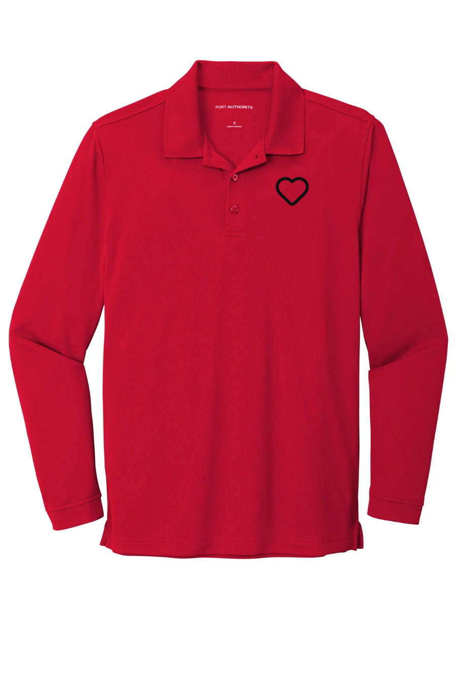 Port Authority  Dry Zone  UV Micro-Mesh Long Sleeve Polo custom design proof