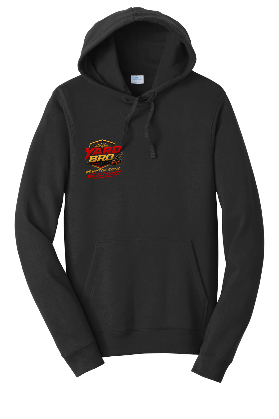 Port & Co Fan Favorite Fleece Pullover Hooded Sweatshirt custom design proof