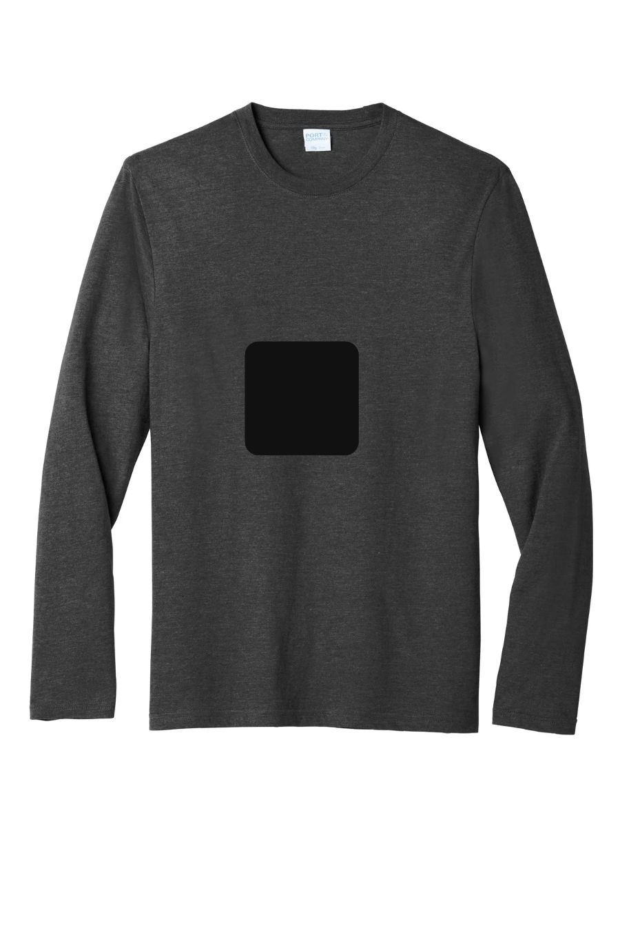 Port & Co Long Sleeve Fan Favorite  Blend Tee custom design proof