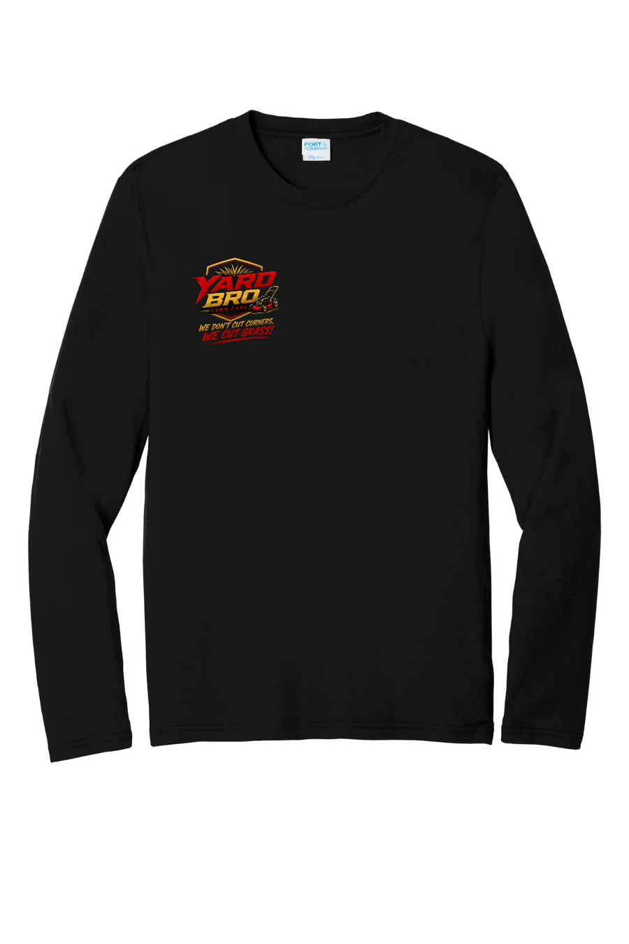 Port & Co Long Sleeve Fan Favorite  Blend Tee custom design proof
