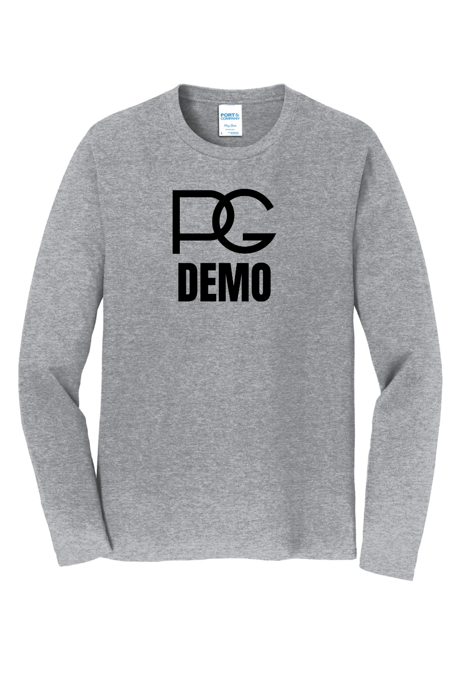 Port & Co Long Sleeve Fan Favorite Tee custom design proof