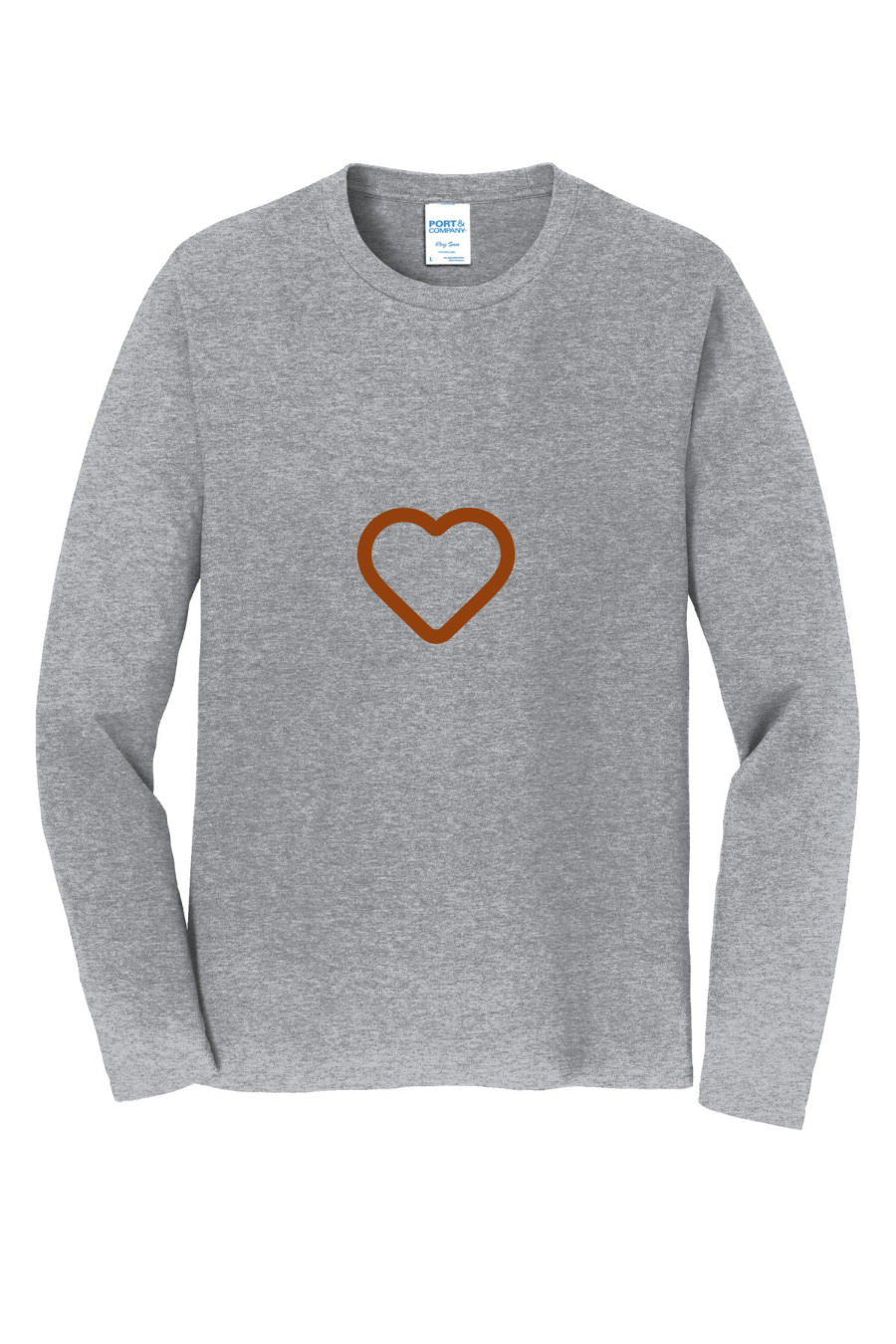 Port & Co Long Sleeve Fan Favorite Tee custom design proof