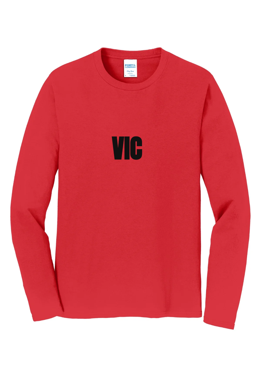 Port & Co Long Sleeve Fan Favorite Tee custom design proof