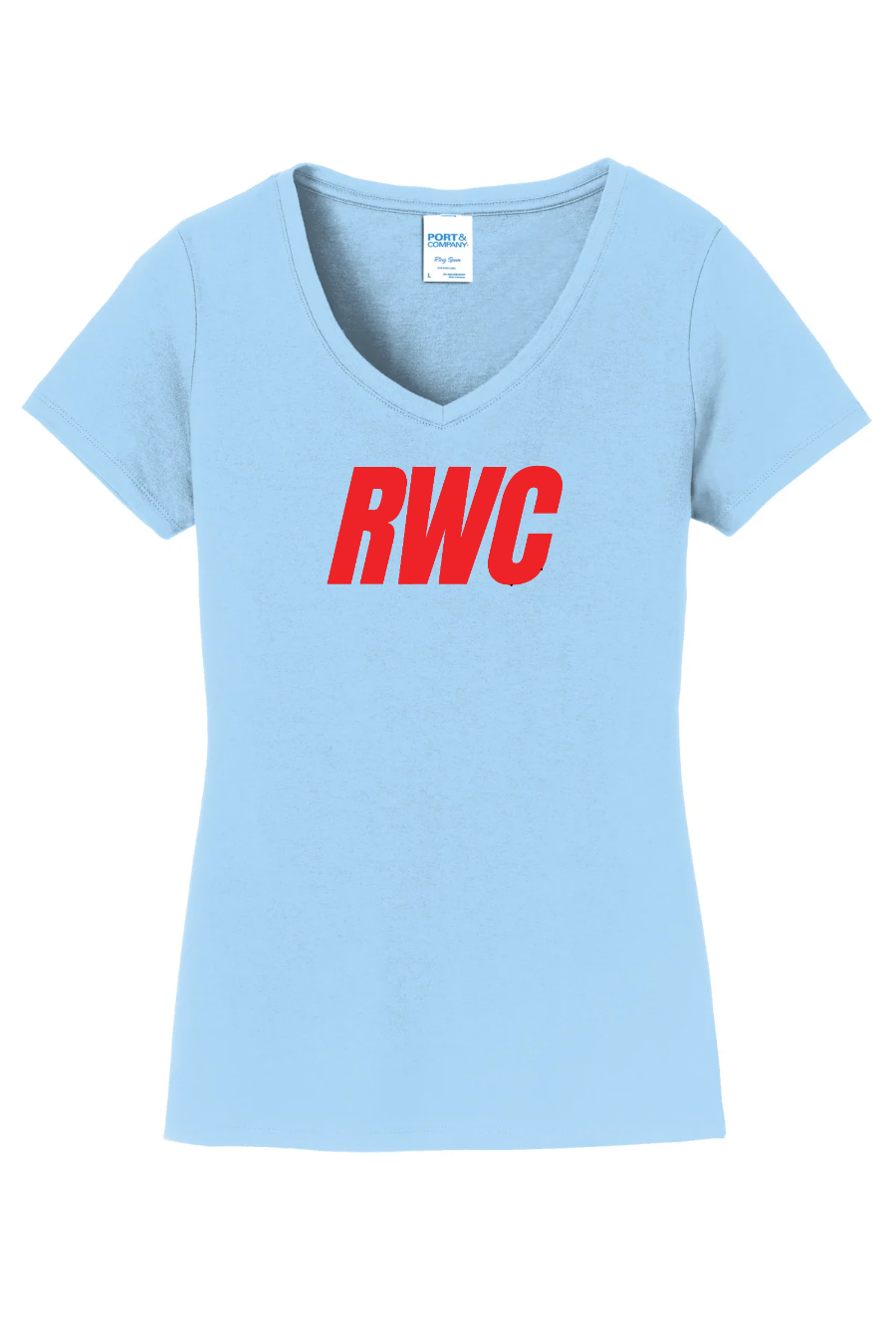 Port & Co Women's Fan Favorite V-Neck Tee custom design proof