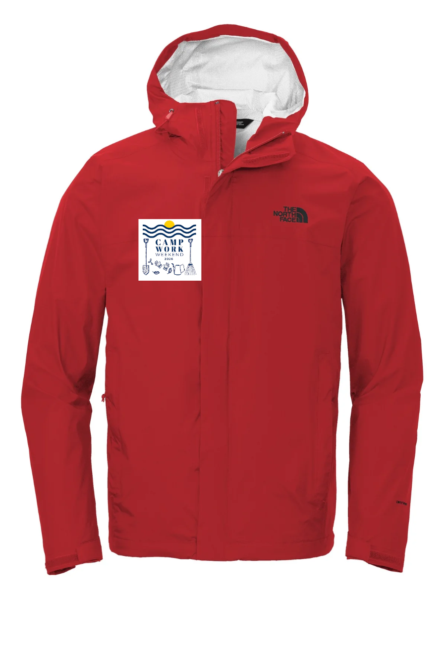 The North Face  DryVent Rain Jacket custom design proof